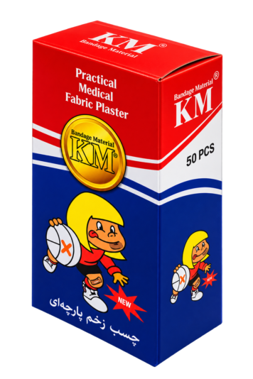 چسب زخم پارچه‌ای نواری KM