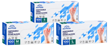 دستکش وینیل اینتکو 100 عددی